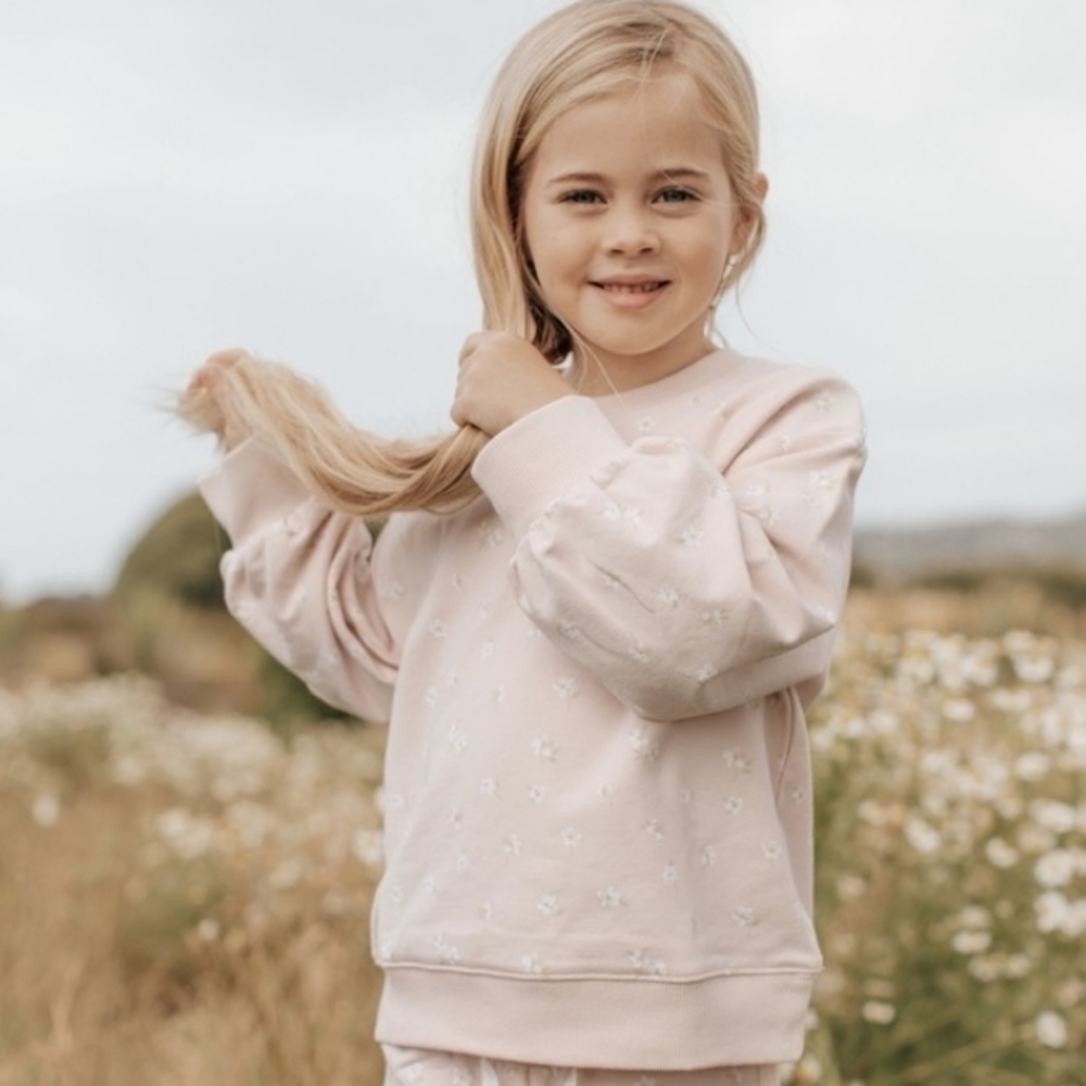 Jamie Kay Organic Penny Sweatshirt Evie Floral | Size 2Years